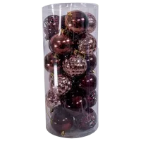 Игрушки для ёлки Global Christmas DS7911 8 см/ Коричневый