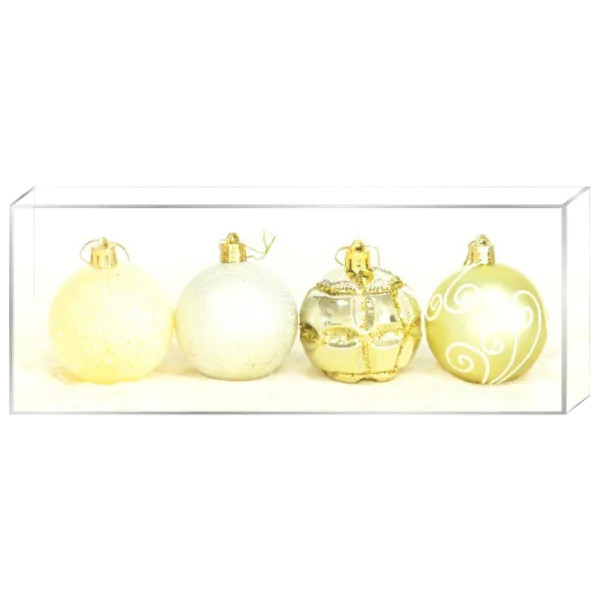 Jucării pentru brad Global Christmas PC1602 6 cm/ Gold photo 1