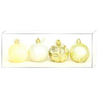 Игрушки для ёлки Global Christmas PC1602 6 см/ Золотой