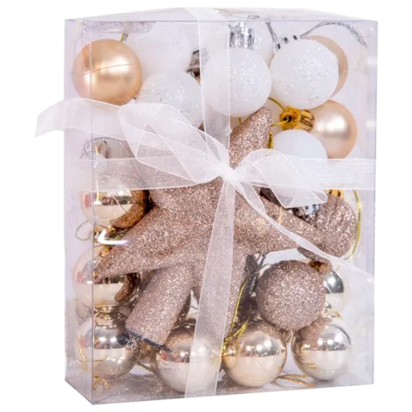 Игрушки для ёлки Global Christmas DS8253 3 см/ Золотой photo 1