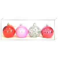 Игрушки для ёлки Global Christmas PC1681 8 см/ Красный