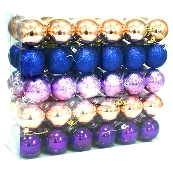 Игрушки для ёлки Global Christmas PC0872 6 см/ Разноцветный photo 1