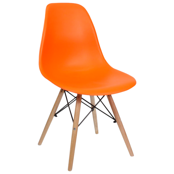 Scaun de bucătărie DecoPrim A-37 / Orange  photo 1