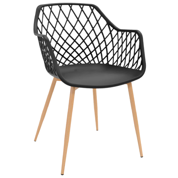 Scaun de bucătărie DecoPrim SL-7019 Plastic/ Black photo 1