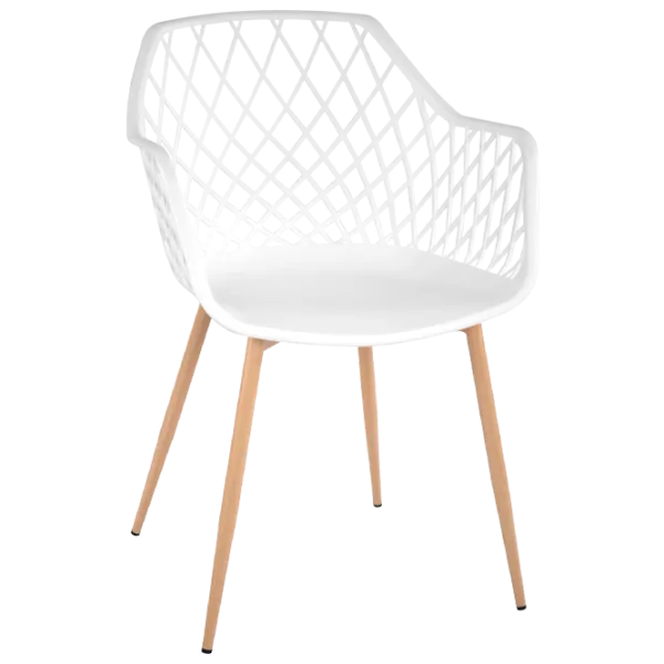 Scaun de bucătărie DecoPrim SL-7019 Plastic/ White photo 1 Scaun de bucătărie DecoPrim SL-7019 Plastic/ White photo 1