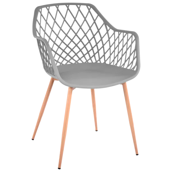 Scaun de bucătărie DecoPrim SL-7019 Plastic/ Gray photo 1 Scaun de bucătărie DecoPrim SL-7019 Plastic/ Gray photo 1