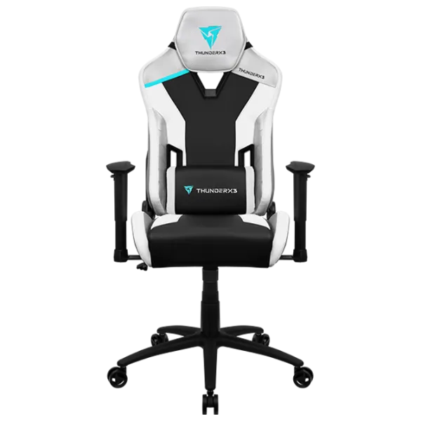 Scaun Gaming ThunderX3 TC3 White Black photo 1