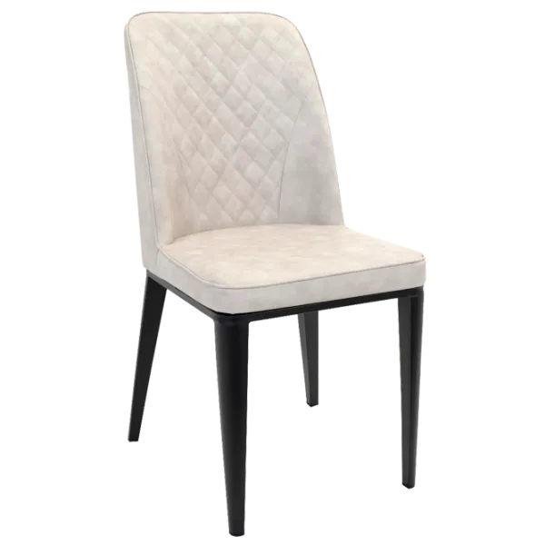 Scaun de bucătărie DecoPrim B-02 Piele artificială/ Gray Black photo 1