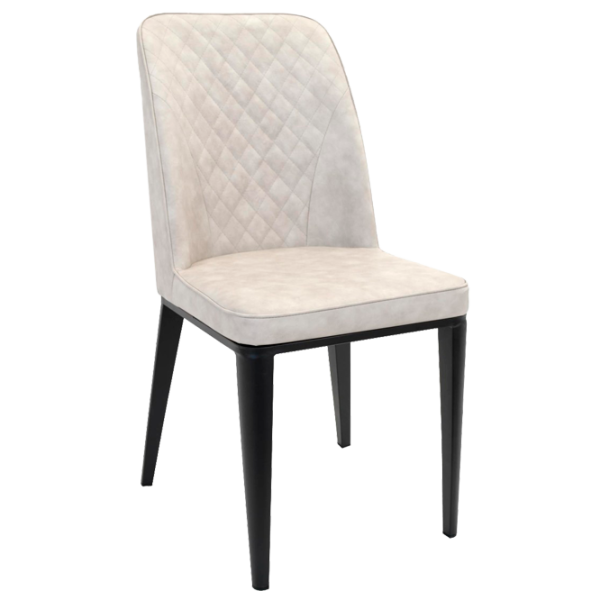 Scaun de bucătărie DecoPrim B-02 Piele artificială/ Gray Black photo 1