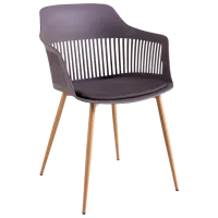 Scaun de bucătărie DecoPrim Leon Plastic/ Camel