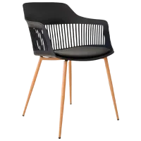 Scaun de bucătărie DecoPrim Leon Plastic/ Black