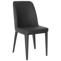 Scaun de bucătărie DecoPrim B-02 Piele artificială/ Black