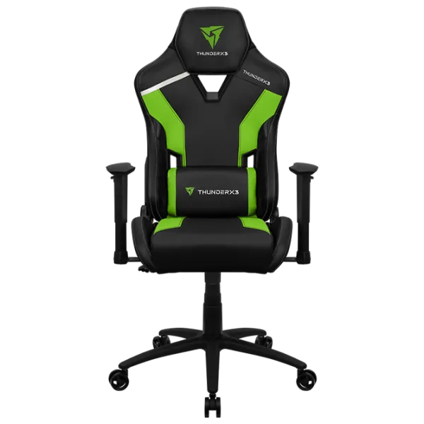 Scaun Gaming ThunderX3 TC3 Green Black photo 1