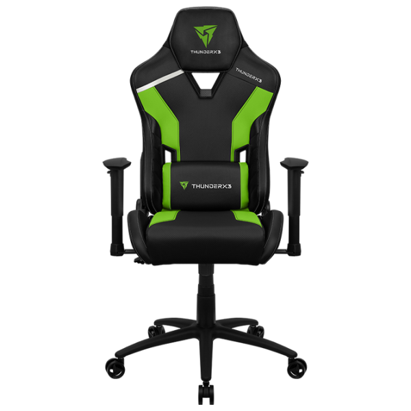 Scaun Gaming ThunderX3 TC3 Green Black photo 1