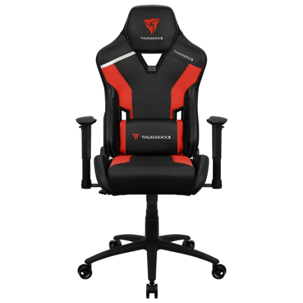 Scaun Gaming ThunderX3 TC3 Red Black photo 1