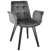 Scaun de bucătărie DecoPrim DC-18 Placaj, spumă poliuretanică/ Dark Gray