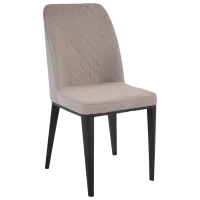 Scaun de bucătărie DecoPrim B-02 Stofă/ Gray Black