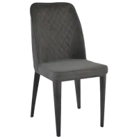 Scaun de bucătărie DecoPrim B-02 Stofă/ Gray Black