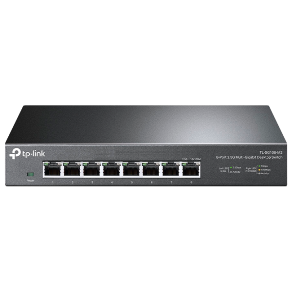 Switch TP-Link TL-SG108-M2 Черный photo 1 Switch TP-Link TL-SG108-M2 Черный photo 1