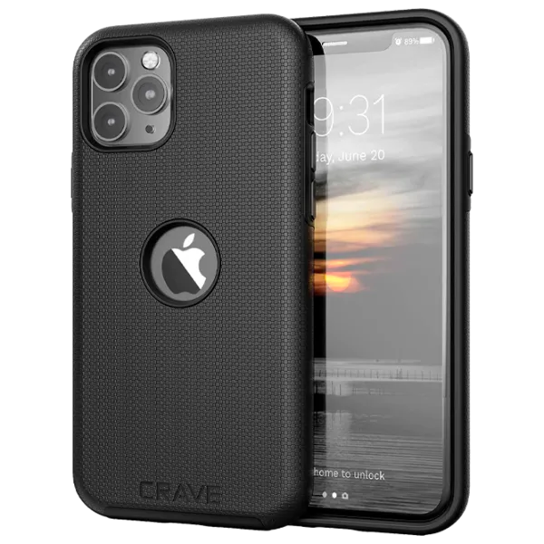 Husă pentru smartphone Apple iPhone 11 Pro CRAVE/ Back/ Termopoliuretan/ Black photo 1