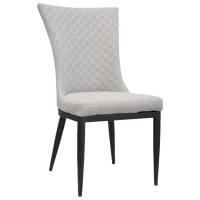 Кухонный стул DecoPrim C-64 ЭКО Кожа/ Серый Черный