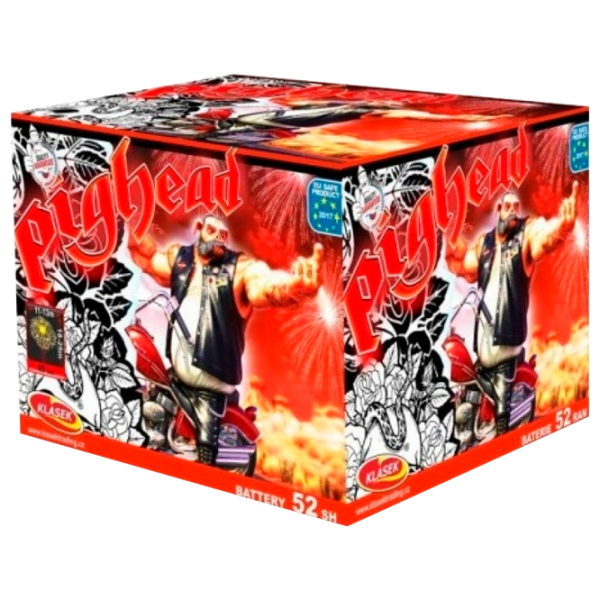 Baterie de artificii Klasek pyrotechnics Pighead C52FMP14 52 focuri photo 1 Baterie de artificii Klasek pyrotechnics Pighead C52FMP14 52 focuri photo 1