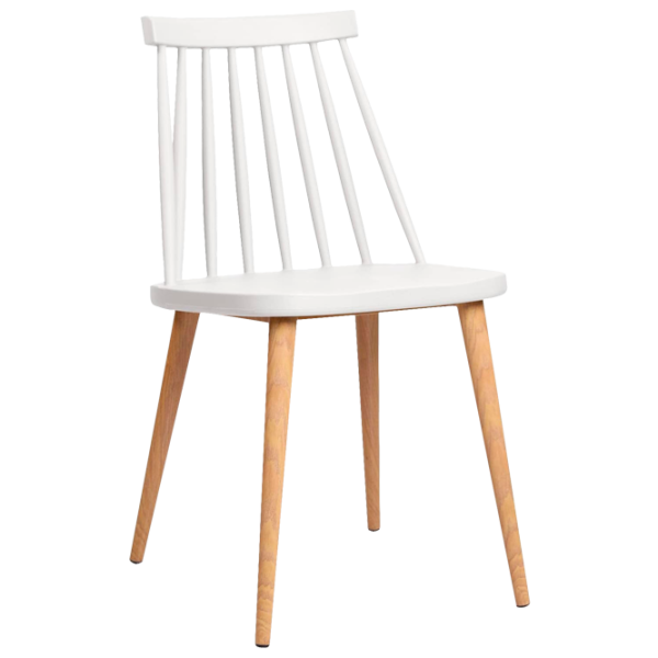 Scaun de bucătărie DecoPrim Jack White Brown photo 1 Scaun de bucătărie DecoPrim Jack White Brown photo 1