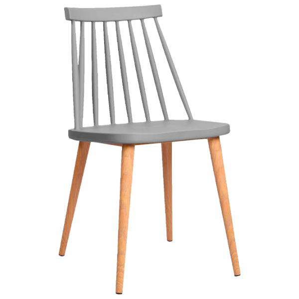 Scaun de bucătărie DecoPrim Jack Gray Brown photo 1 Scaun de bucătărie DecoPrim Jack Gray Brown photo 1