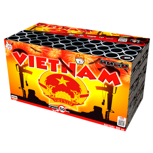 Baterie de artificii Klasek pyrotechnics Vietnam C5050V 50 focuri photo 1 Baterie de artificii Klasek pyrotechnics Vietnam C5050V 50 focuri photo 1