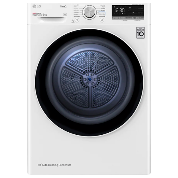Mașină de uscat rufe LG DC90V5V0W 9 kg/ White photo 1