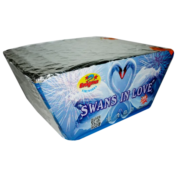 Baterie de artificii Enigma Swans in love EC0104/ 100 100 focuri photo 1 Baterie de artificii Enigma Swans in love EC0104/ 100 100 focuri photo 1