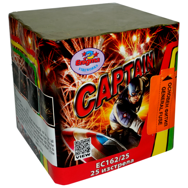 Батарея салютов Enigma Captain EC162/ 25 25 залпов photo 1 Батарея салютов Enigma Captain EC162/ 25 25 залпов photo 1