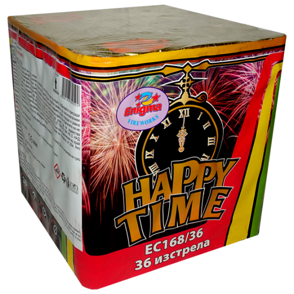 Батарея салютов Enigma Happy Time EC168/ 36 36 залпов photo 1 Батарея салютов Enigma Happy Time EC168/ 36 36 залпов photo 1