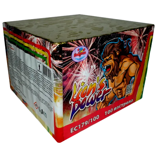 Батарея салютов Enigma Lion's power EC179_100_HT 100 залпов photo 1 Батарея салютов Enigma Lion's power EC179_100_HT 100 залпов photo 1
