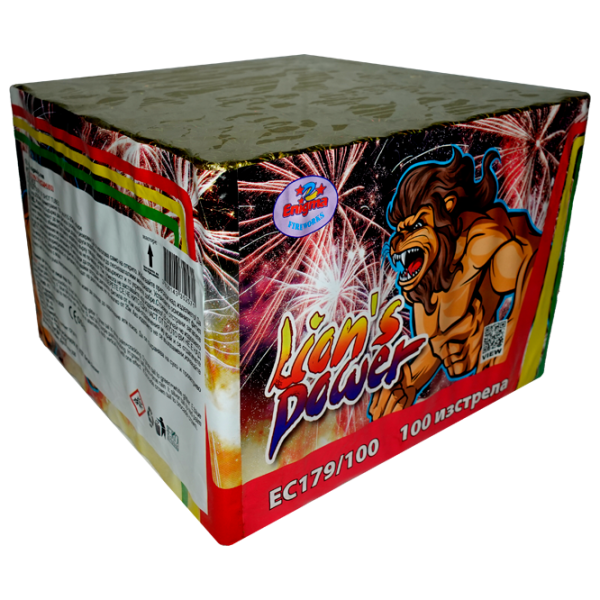 Батарея салютов Enigma Lion's power EC179_100_HT 100 залпов photo 1 Батарея салютов Enigma Lion's power EC179_100_HT 100 залпов photo 1