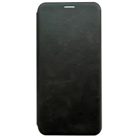 Чехол для смартфона Samsung Galaxy A12/ Galaxy M12 Rival/ Чехол книжка/ Кожа/ Черный