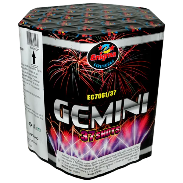 Baterie de artificii Enigma Gemini EC7061/ 37 37 focuri photo 1 Baterie de artificii Enigma Gemini EC7061/ 37 37 focuri photo 1