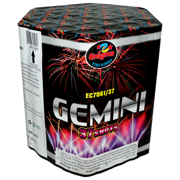 Baterie de artificii Enigma Gemini EC7061/ 37 37 focuri photo 1 Baterie de artificii Enigma Gemini EC7061/ 37 37 focuri photo 1