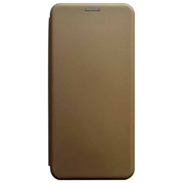 Husă pentru smartphone Samsung Galaxy A12/ Galaxy M12 Rival/ Flip Cover/ Soft/ Gold photo 1