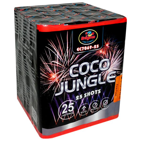 Baterie de artificii Enigma Coco Jungle EC7069/ 25 25 focuri photo 1 Baterie de artificii Enigma Coco Jungle EC7069/ 25 25 focuri photo 1