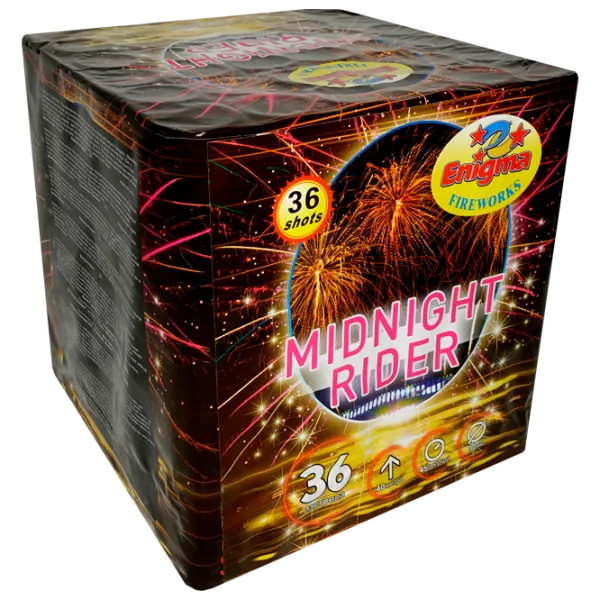Baterie de artificii Enigma Midnight Rider EC12100D/ 36 36 focuri photo 1 Baterie de artificii Enigma Midnight Rider EC12100D/ 36 36 focuri photo 1