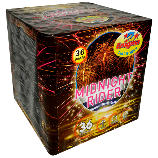 Baterie de artificii Enigma Midnight Rider EC12100D/ 36 36 focuri photo 1 Baterie de artificii Enigma Midnight Rider EC12100D/ 36 36 focuri photo 1