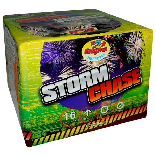 Батарея салютов Enigma Storm Chase EC12184/ 16 16 залпов photo 1 Батарея салютов Enigma Storm Chase EC12184/ 16 16 залпов photo 1
