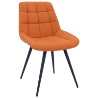 Scaun de bucătărie DecoPrim Nicole Piele artificială/ Orange Rusty