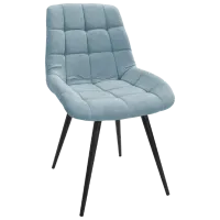Scaun de bucătărie DecoPrim Nicole Stofă/ Blue