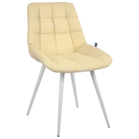 Scaun de bucătărie DecoPrim Nicole Piele artificială/ Beige