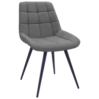 Scaun de bucătărie DecoPrim Nicole Piele artificială/ Gray