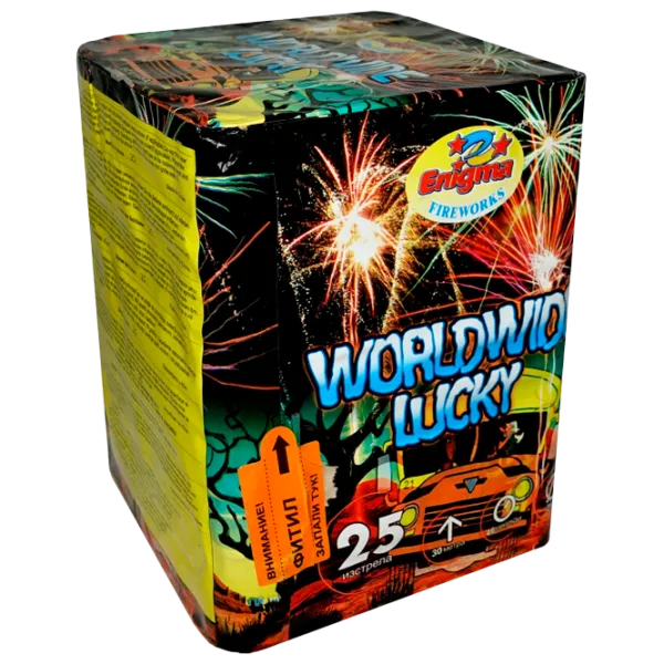 Батарея салютов Enigma Worldwide Lucky EC12169A 25 залпов photo 1 Батарея салютов Enigma Worldwide Lucky EC12169A 25 залпов photo 1