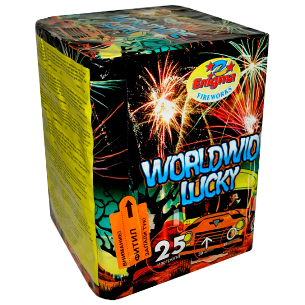 Батарея салютов Enigma Worldwide Lucky EC12169A 25 залпов photo 1 Батарея салютов Enigma Worldwide Lucky EC12169A 25 залпов photo 1