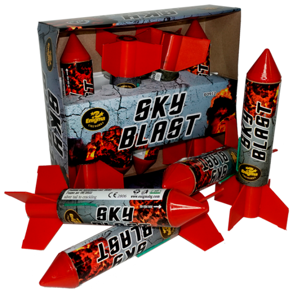 Батарея салютов Enigma Sky blast EO912 4 залпов photo 1 Батарея салютов Enigma Sky blast EO912 4 залпов photo 1